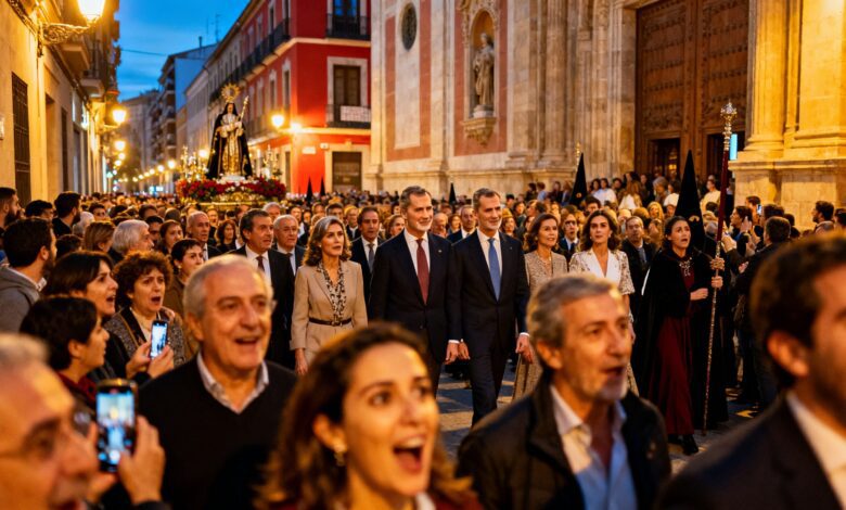 Встречают ли монархов в Carabanchel на Пасхе впервые