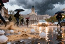 Грозы с градом и пыльной дождью: резкое похолодание в Испании уже в выходные