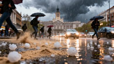 Грозы с градом и пыльной дождью: резкое похолодание в Испании уже в выходные RUSSPAIN.COM