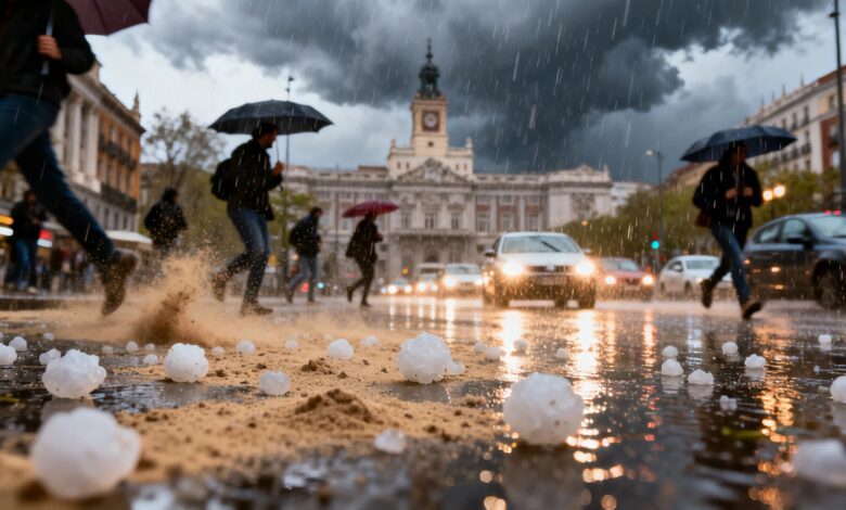 Грозы с градом и пыльной дождью: резкое похолодание в Испании уже в выходные