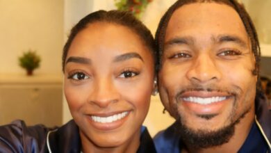 Симона Байлз и Джонатан Оуэнс: пара