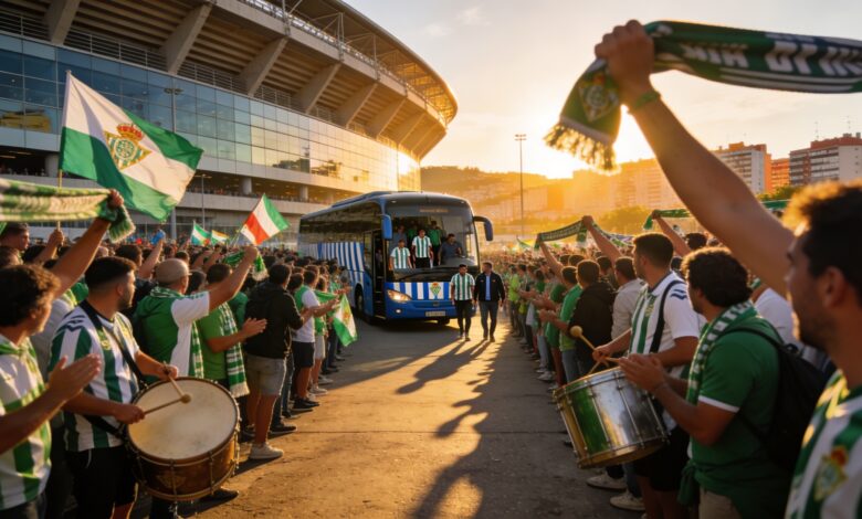 Aficionados del Racing crean una atmósfera récord antes del partido con Almería