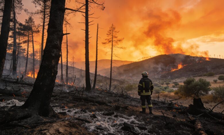 Испания пережила рекордные пожары и аномальную жару в 2025 году