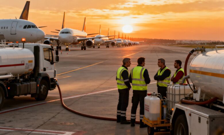 Испанские нефтяники предупредили о риске перебоев с авиакеросином летом