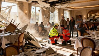 Семь пострадавших после обрушения потолка в отеле Poseidón в Бенидорме RUSSPAIN.COM