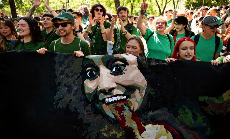 В Мадриде массовая акция против сокращения финансирования школ и вузов