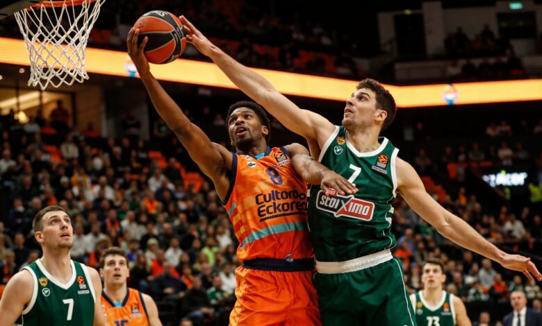 Второй матч серии: Valencia Basket уступил Panathinaikos Aktor в плей-офф Евролиги