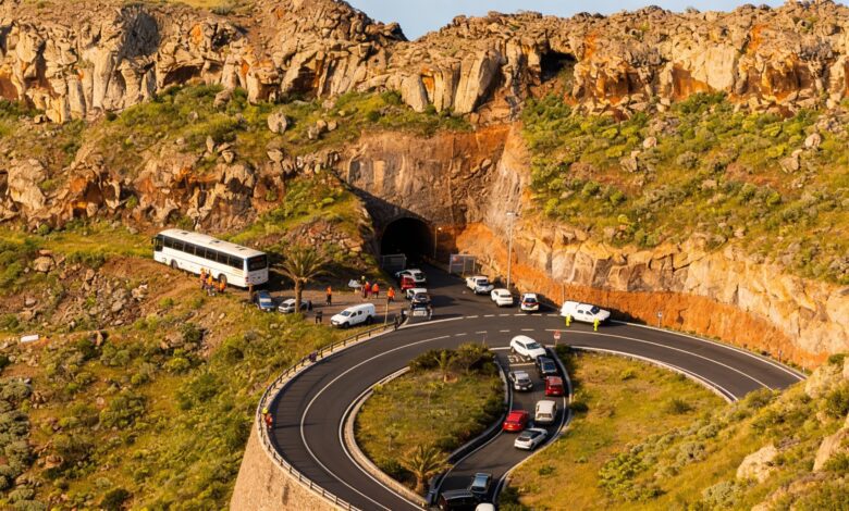 Tourist bus crashes off road in La Gomera one dead dozens injured