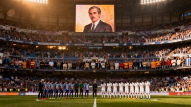 Стадион Bernabéu простился с легендой Real Madrid минутой молчания RUSSPAIN.COM