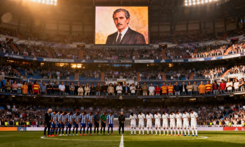 Bernabéu Stadium Bids Farewell to Real Madrid Legend with a Minute’s Silence