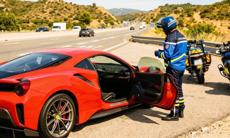 Ferrari 488 Pista under fire: French police seize supercar at 256 km/h