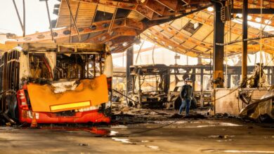 Власти Бургоса ждут полицию из Мадрида после пожара 39 автобусов RUSSPAIN.COM