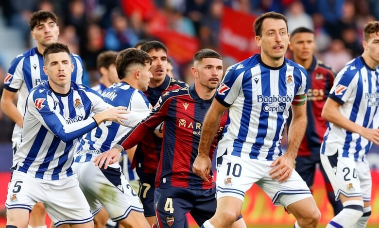 Real Sociedad shifts season trajectory Levante clash could alter European race