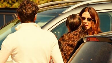 Тамара Горро и Кайетано Ривера: напряжённый момент на улице попал в объективы RUSSPAIN.COM