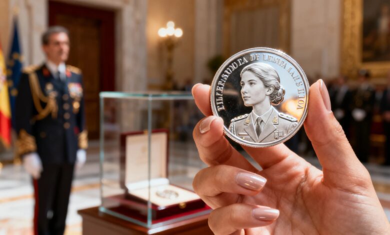 Ограниченный тираж и неожиданный символ: чем удивит новая монета с принцессой Леонор