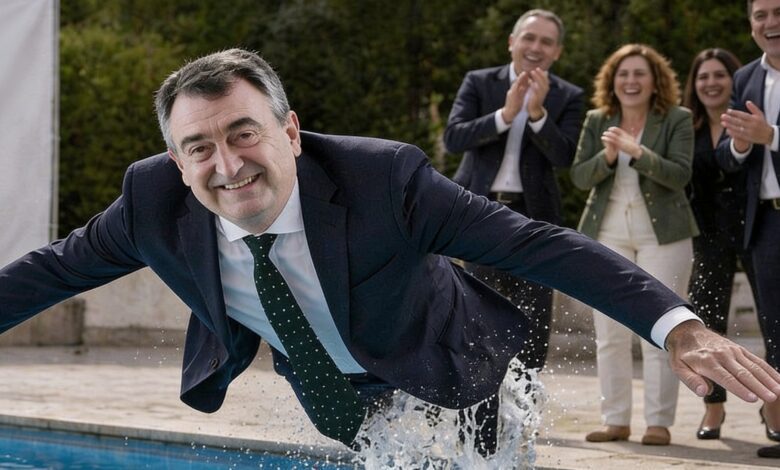 Crisis entre PNV y socialistas por la publicación de una imagen de IA del líder