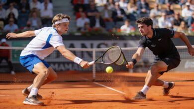 Серия брейков и напряжение: Sinner и Norrie устроили битву в Мадриде RUSSPAIN.COM