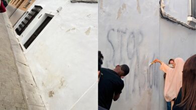 В Эстремадуре на фасаде фонда помощи мигрантам появилась ксенофобская надпись RUSSPAIN.COM