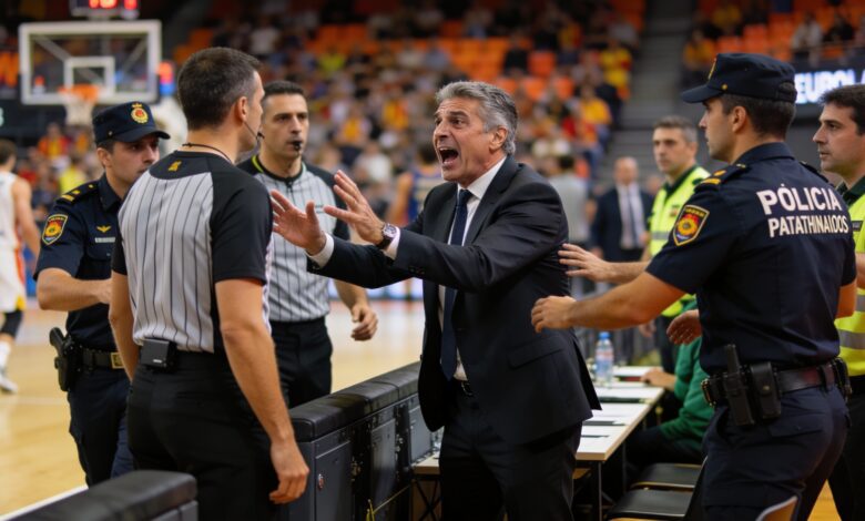 Полиция вмешалась после конфликта президента Panathinaikos на матче с Valencia