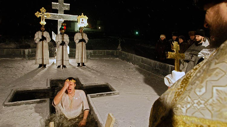 La Iglesia ortodoxa rusa celebra la Epifanía