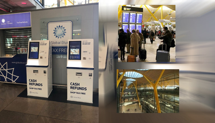В аэропорту Мадрида появились “банкоматы” для возврата НДС