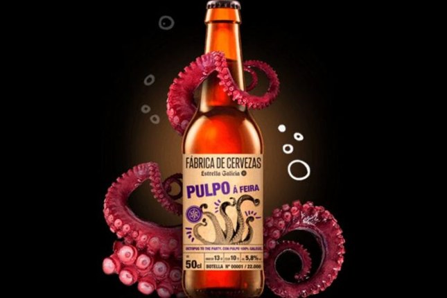 Испанский пивной бренд Estrella Galicia сварил пиво с осьминогом