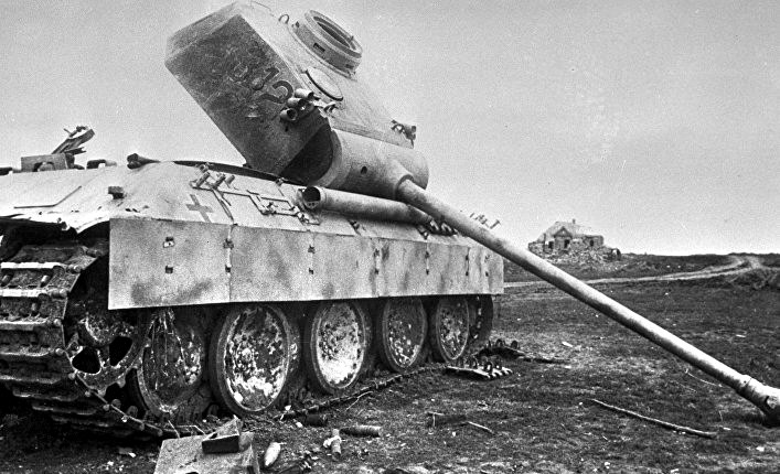 Подбитый танк
