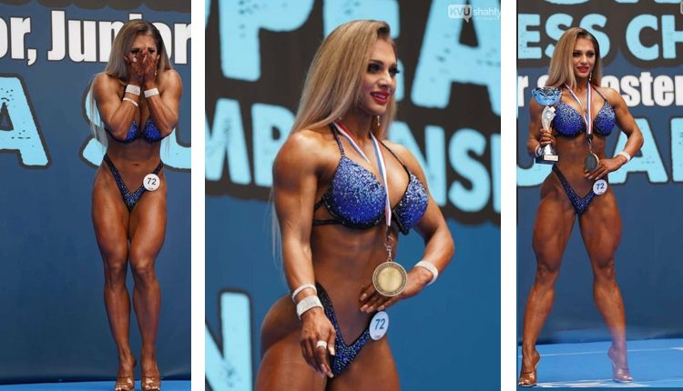 Надежда Каширина из Шахт стала абсолютной чемпионкой Европы по бодибилдингу