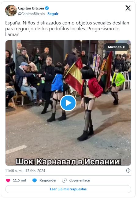 Скандал с «малолетними секси» на карнавале в Торревьехе (видео)