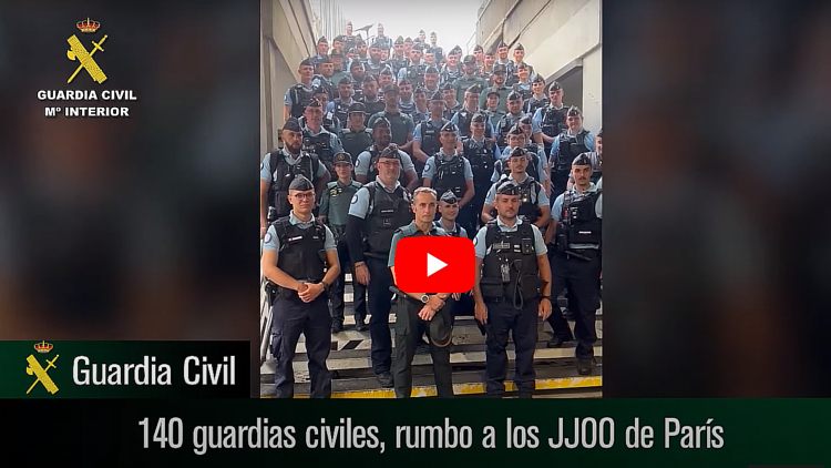 Испанская жандармерия — Guardia Civil на охране Олимпийских Игр в Париже