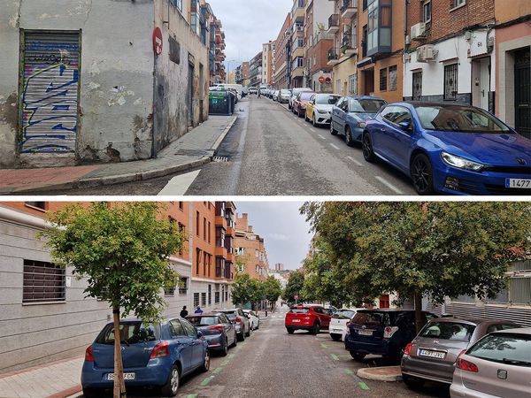 Бедность и роскошь соседствуют через улицу в Мадриде