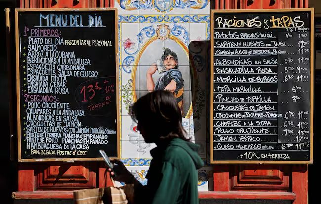 Комплексные обеды (El menú del día) в Испании подорожали до 14 евро (+6,1%)