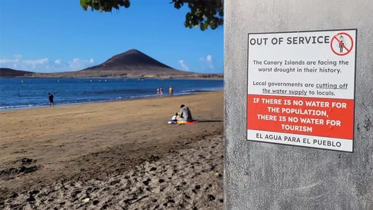 Акция против туристов на Канарах: кислород не перекрыли, а воду отключили