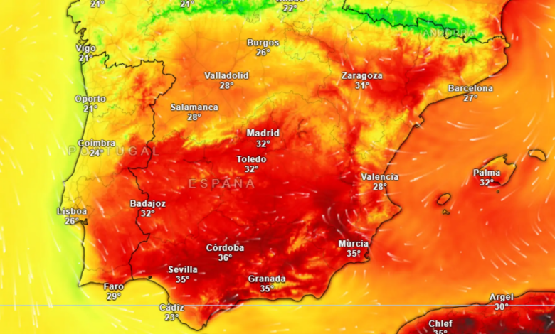 Неделя в Испании начнется с дождей на севере и жары на юге