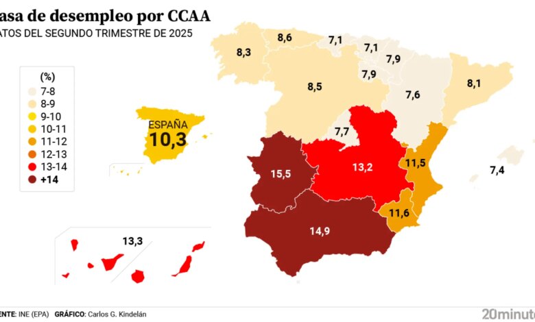 Разрыв на рынке труда Испании: север и юг разделяет безработица в два раза