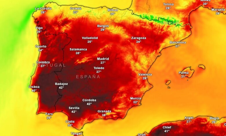 Вторая волна жары накрывает Испанию: синоптики предупреждают о температурных рекордах