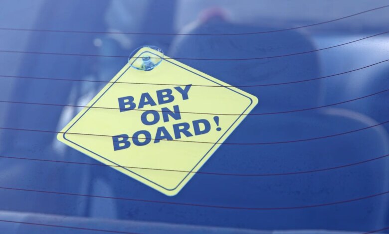 The Origins of the ‘Baby on Board’ Sticker and Its Surprising Meaning