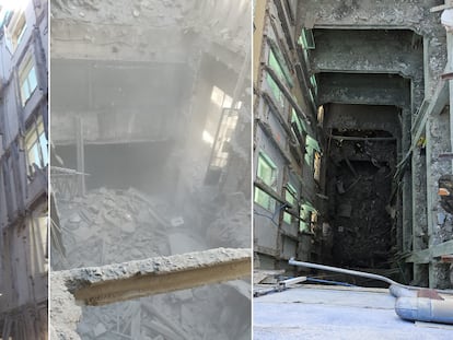 Finalizan las búsquedas en el centro de Madrid tras el derrumbe de un edificio en construcción