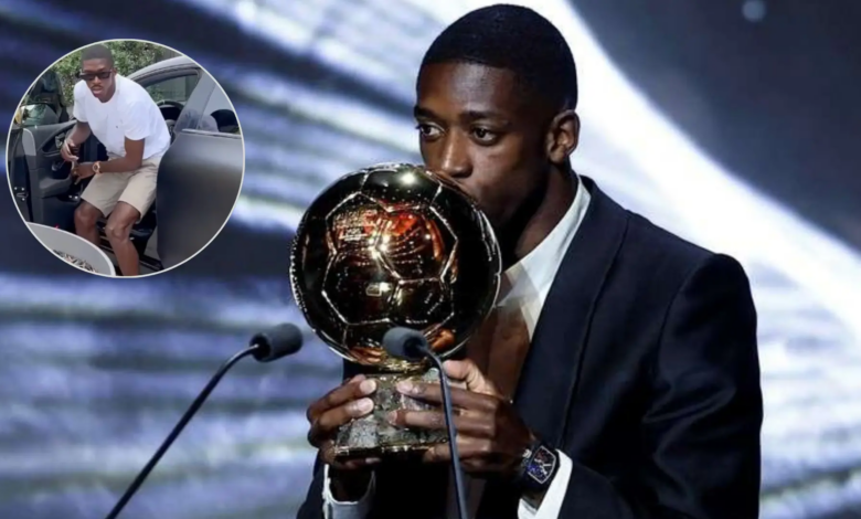 Ousmane Dembélé Honored with Ballon d’Or and Luxury Mercedes