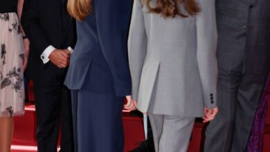 Королева Летиция выбрала костюм Mango для премии в Овьедо