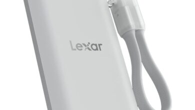 Портативный SSD Lexar ES5 с магнитным креплением для смартфонов выходит в Испании