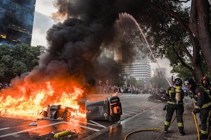 Fifteen Detained After Riots at Gaza Support Rally in Barcelona