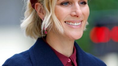 Зара Тиндалл продемонстрировала безупречный осенний стиль на скачках в Аскоте