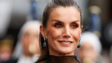 Королева Летиция в черном платье на премии Принцессы Астурийской 2025