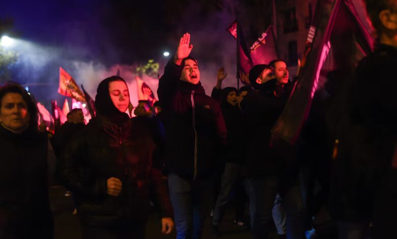 Madrid Authorities Weigh Fines for Extremist Slogans at Phalanx March