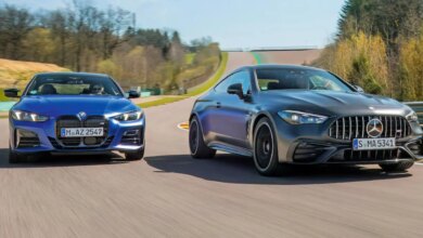 BMW M440i и Mercedes-AMG CLE 53 на треке Sachsenring кто быстрее и интереснее