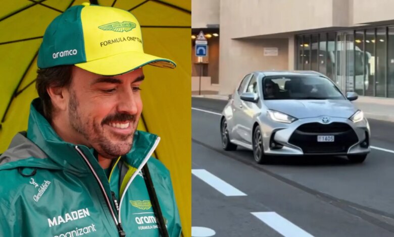Fernando Alonso surprises Monaco with a humble hybrid instead of a supercar