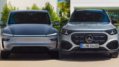 Сравнение Mercedes GLB и Tesla Model Y кто лидирует среди электрических SUV 2026 года