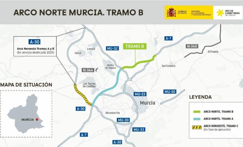 Murcia invests €98 million in 8-kilometer road to tackle traffic jams
