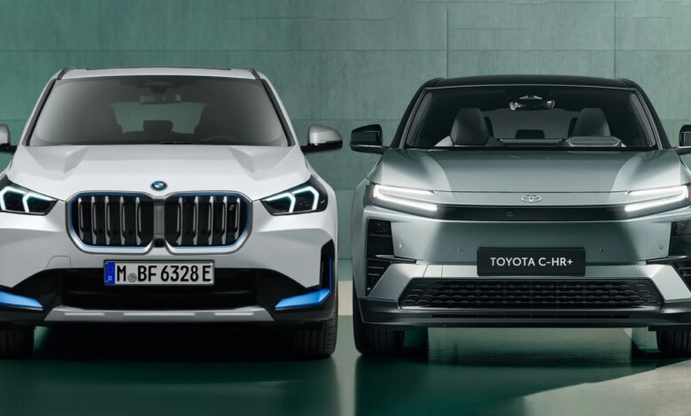 Toyota C-HR+ vs BMW iX1 Unexpected Differences in 2026 Electric Crossovers